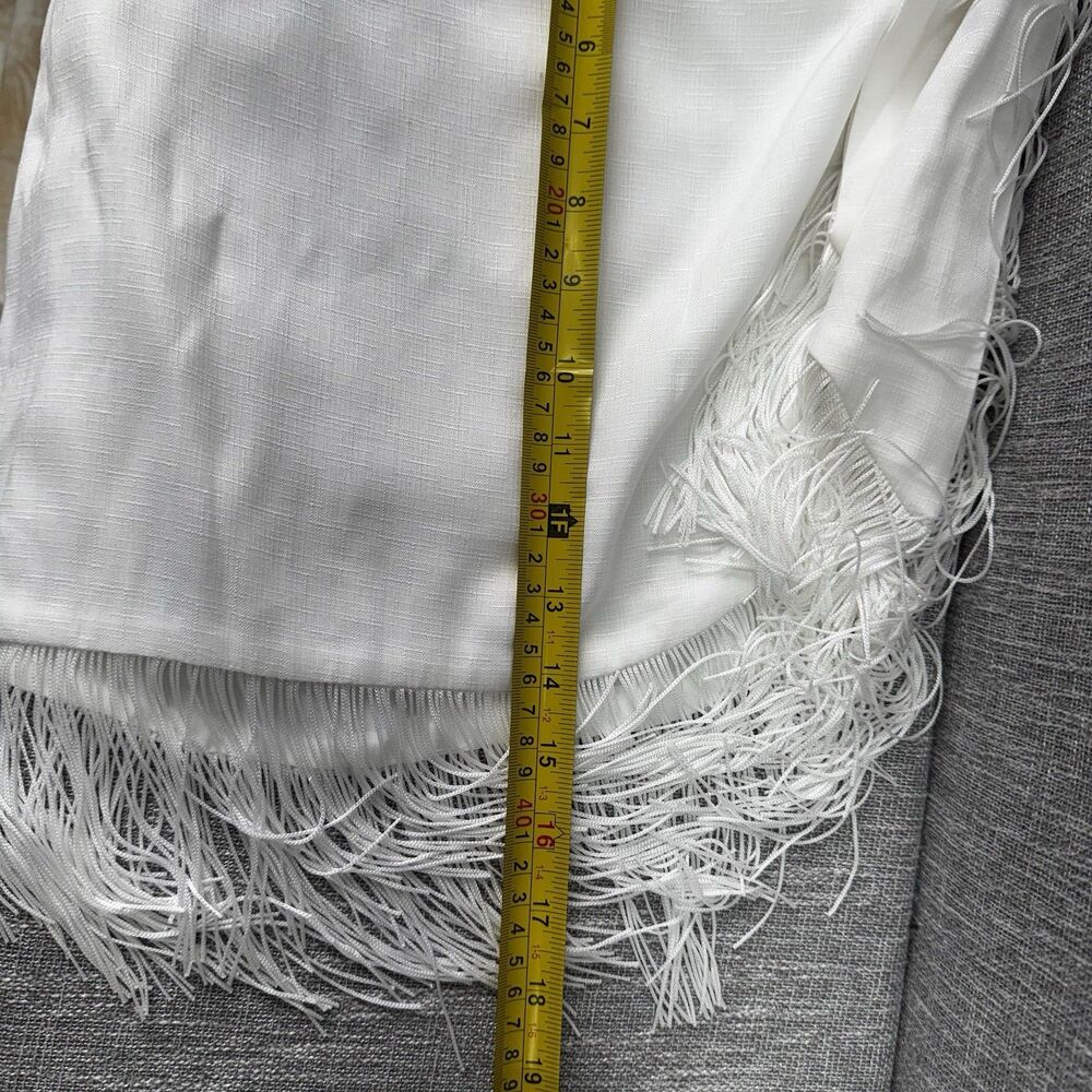 12th Tribe Tamsin White Jacquard Fringe Mini Skirt NWT Small Western Festival - Picture 12 of 12
